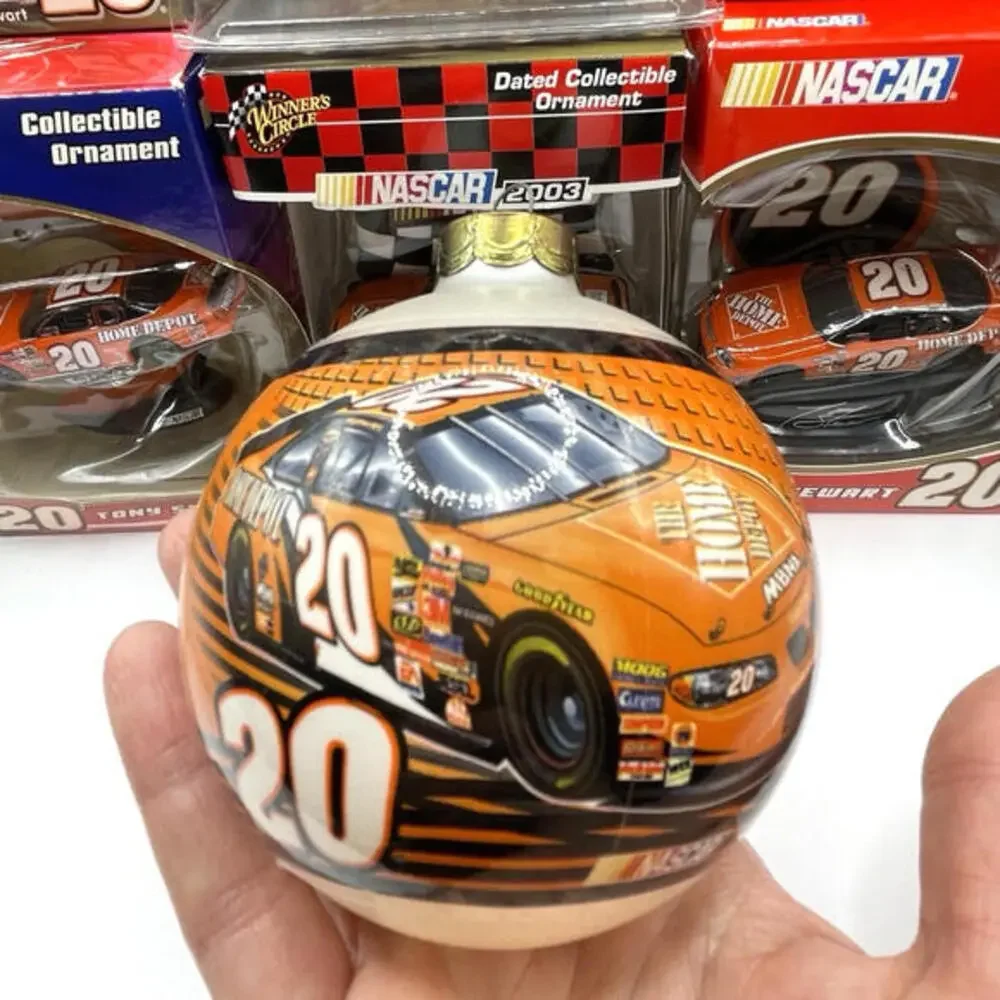 Nascar Tony‎ Stewart Collectible Christmas Ornaments LOT of 7